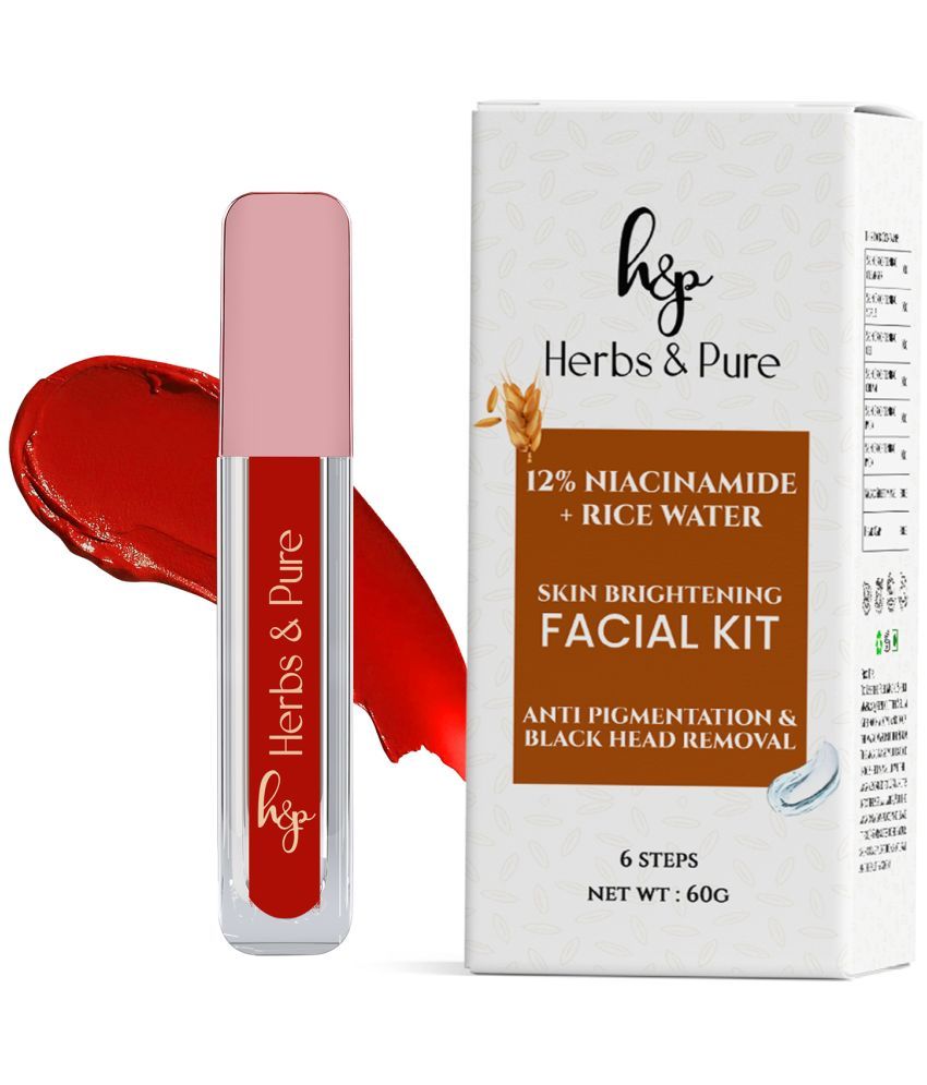     			Herbs and Pure 1 Time Use Facial Kit For All Skin Type Argan Oil 2 ( Pack of 2 )