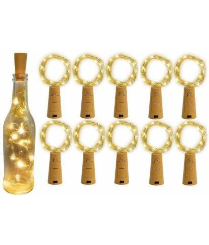     			Spark World Gold 2Mtr Cork light ( Pack of 10 )