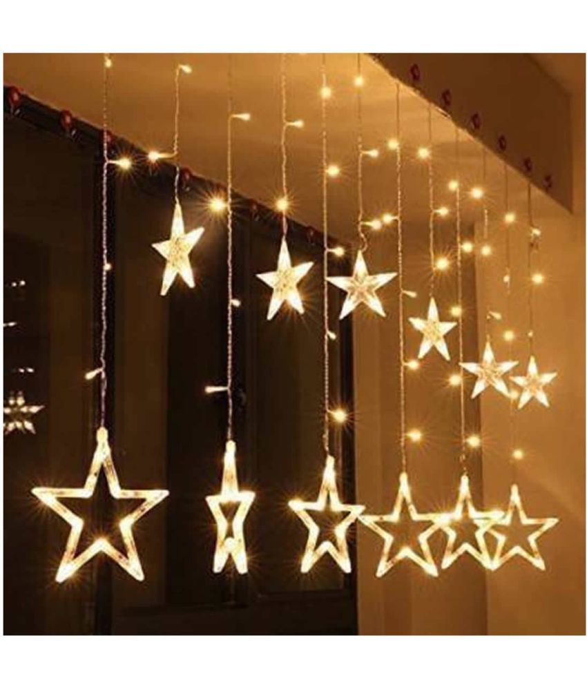     			Spark World Gold 3M Curtain String Light ( Pack of 1 )