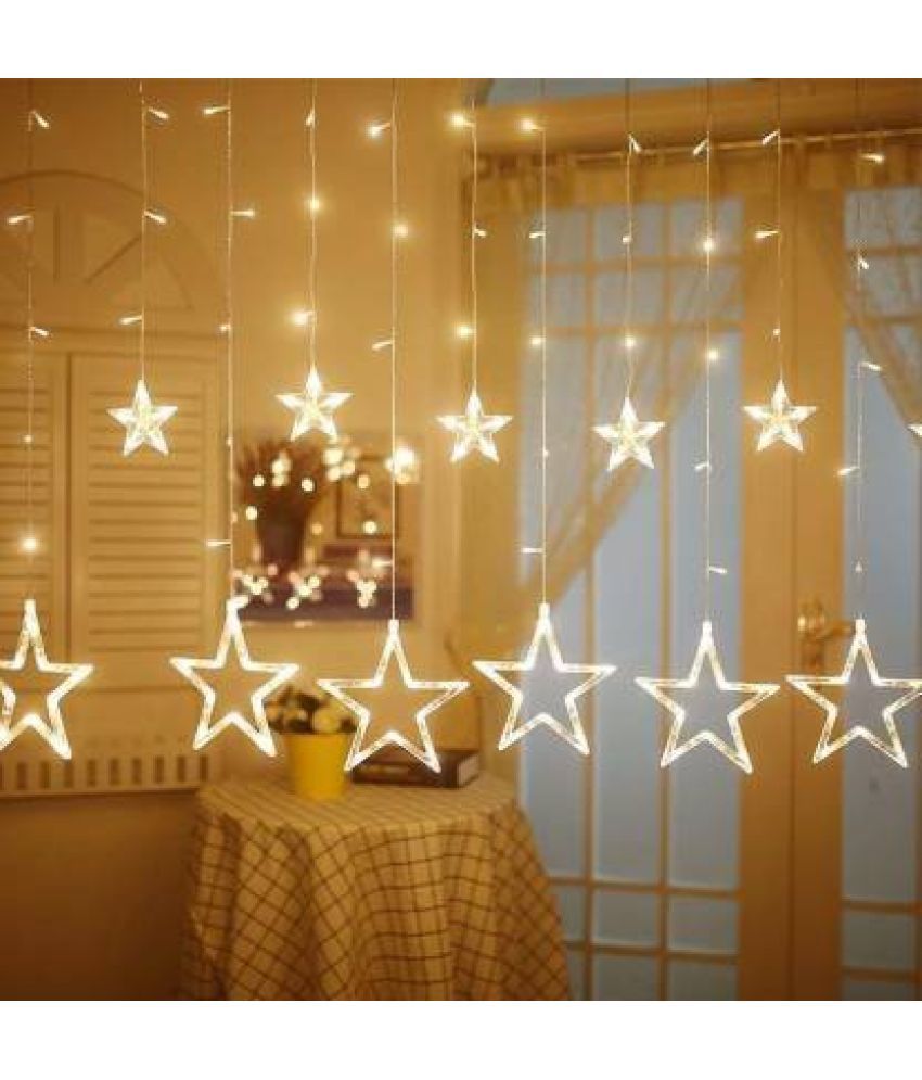     			Spark World Gold 4M Curtain String Light ( Pack of 1 )