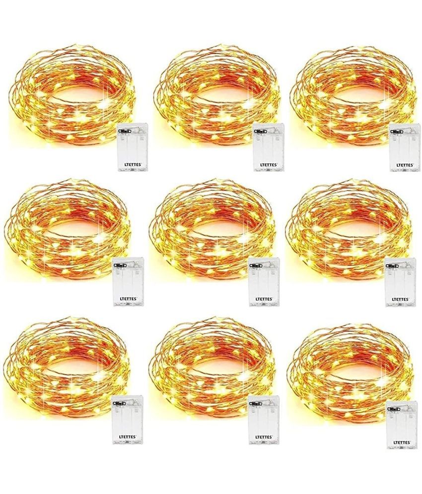     			Spark World Yellow 3M String Light ( Pack of 9 )