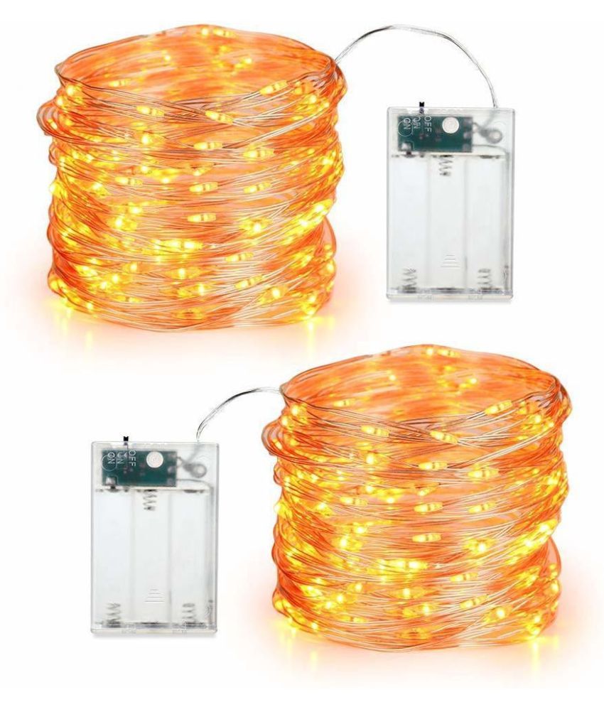     			Spark World Yellow 3M String Light ( Pack of 2 )