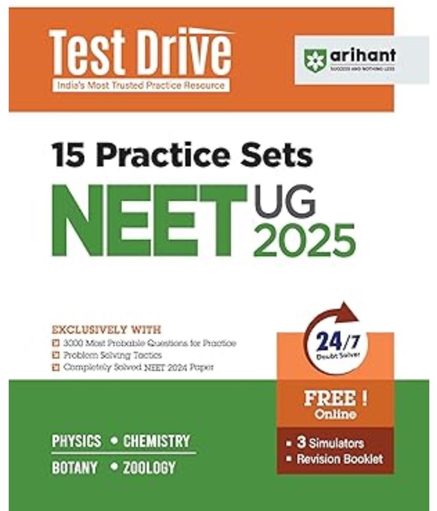     			TEST DRIVE 15 PRACTICE SETS NEET UG