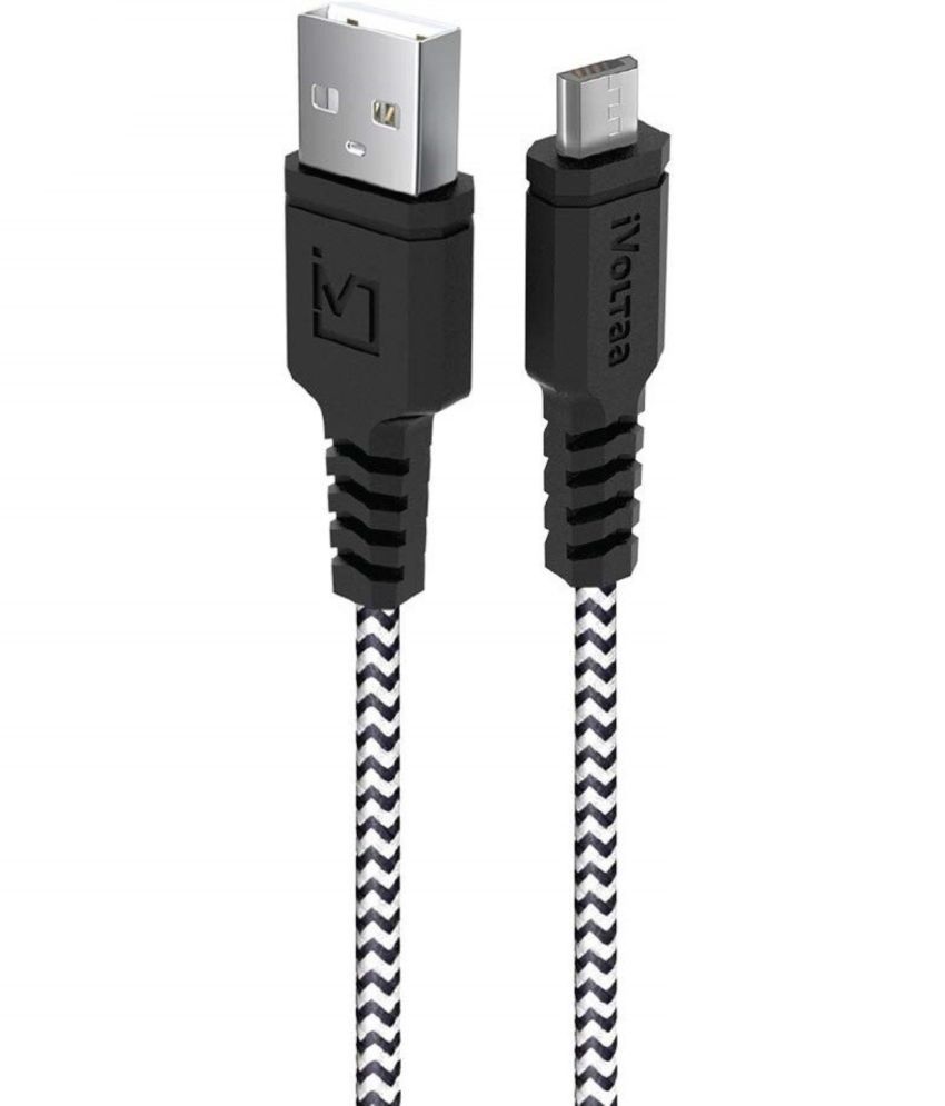     			iVoltaa Black 3A Micro USB Cable 1.5 Meter