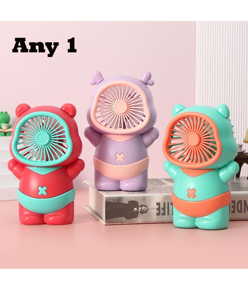     			3MADS ANY1 Cute Cartoon Pet Rechargeable Handheld Mini USB Fan