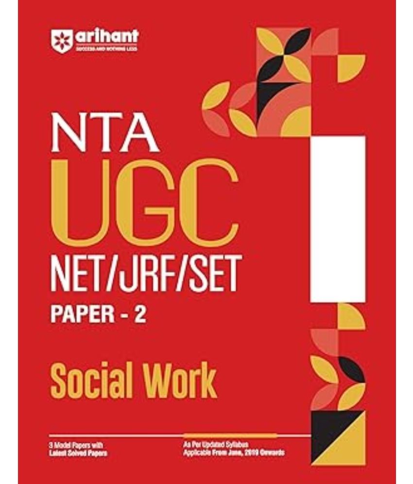     			Arihant 2025 EDITION NTA UGC NET/ JRF/ SET PAPER-2 Social Work | As per updated syllabus | 3 Model Papers with latest solved papers