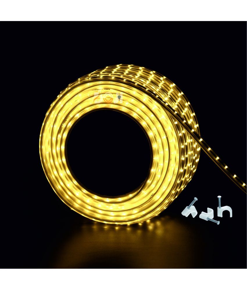     			DOJI Yellow 10 Mtr LED Strip ( Pack of 1 )