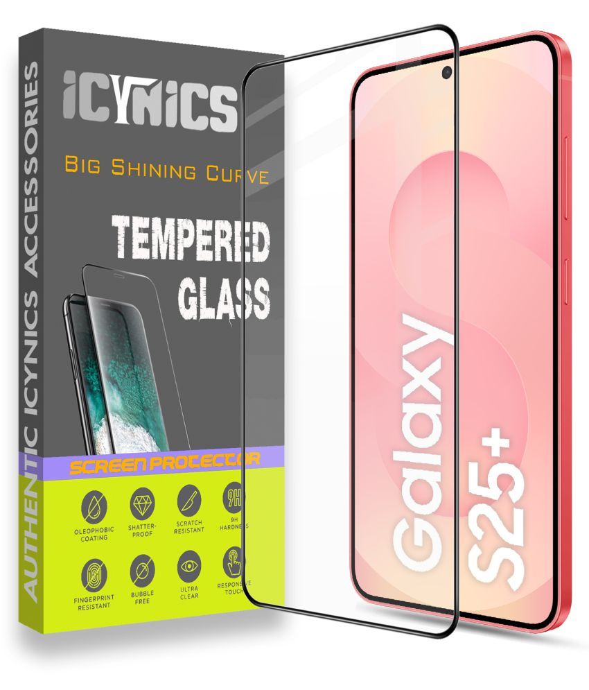     			Icynics Tempered Glass Compatible For Samsung Galaxy S25 Plus 5g ( Pack of 1 )