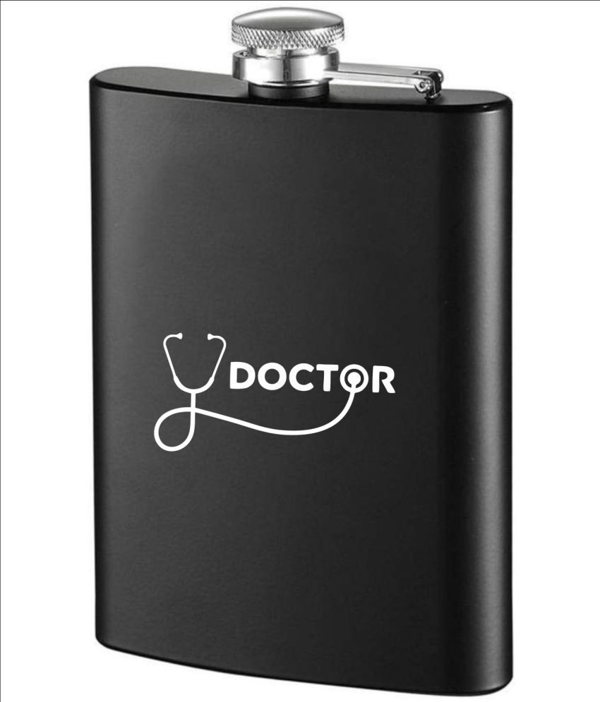     			KKCROSI Steel Hip Flask