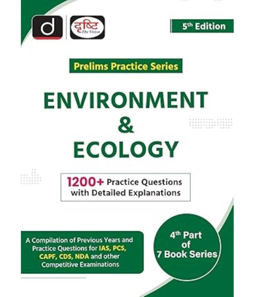     			(PPS) Environment & Ecology 5th Edition| Prelims Practice Series | Government Exam Books