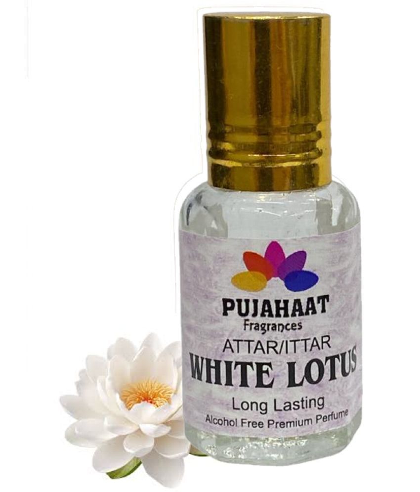     			Pujahaat White Lotus Non- Alcoholic Below 50ml Attar ( Pack of 1 )