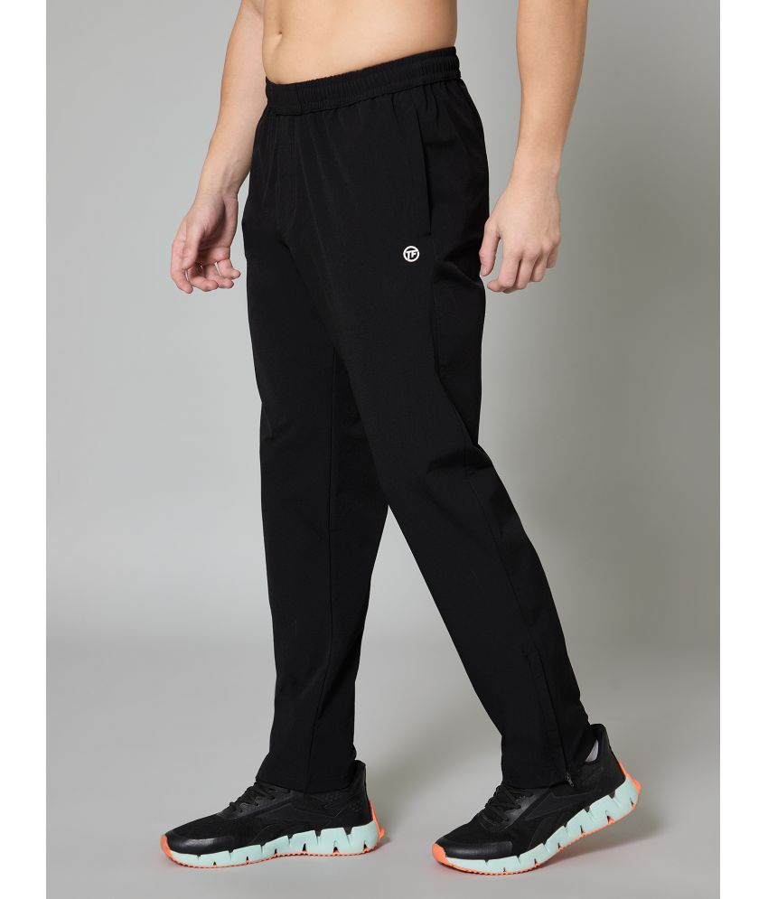     			Turnfit Black Polyester Men's Sports Trackpants ( Pack of 1 )