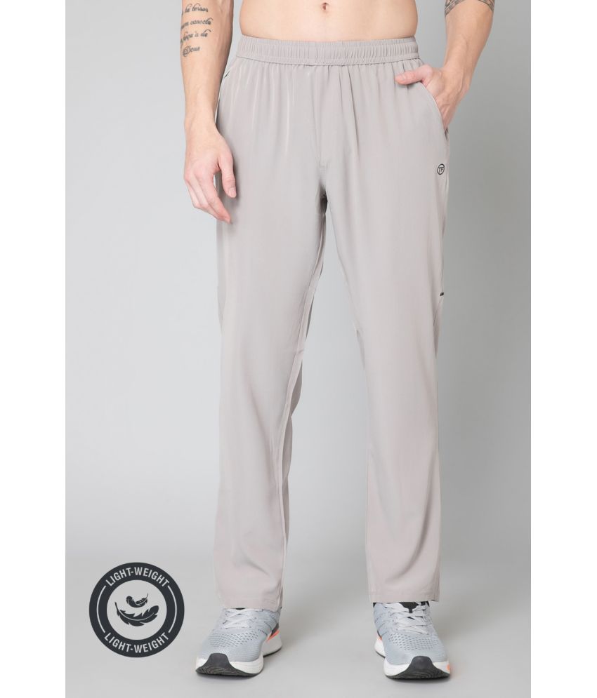     			Turnfit Grey Polyester Men's Sports Trackpants ( Pack of 1 )