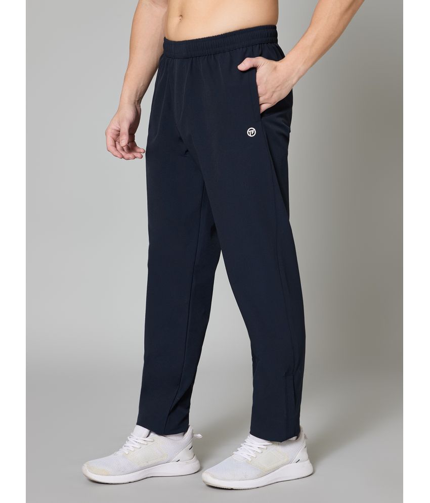     			Turnfit Navy Blue Polyester Men's Sports Trackpants ( Pack of 1 )