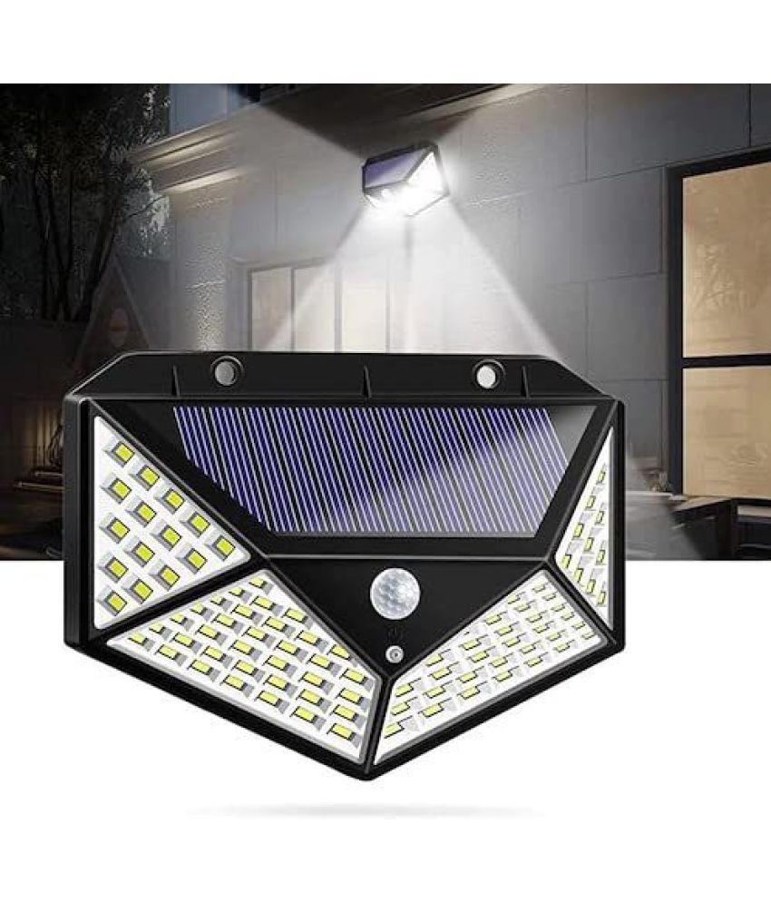     			ZESTRUM Above 50W Solar Outdoor Wall Light ( Pack of 1 )