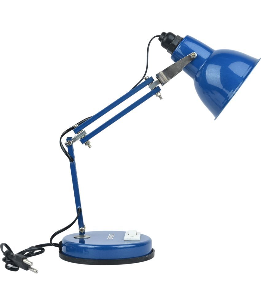     			ZESTRUM Blue Study Table Lamp ( Pack of 1 )