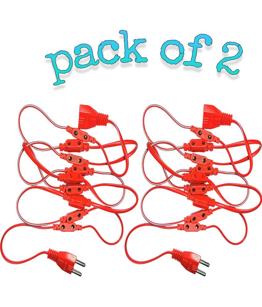     			ZESTRUM Red Others String Light ( Pack of 2 )