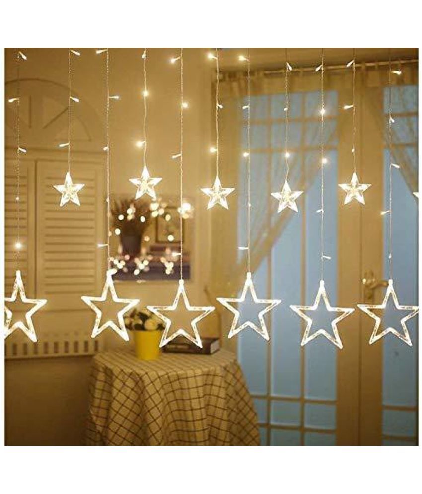     			ZESTRUM White 3M Curtain String Light ( Pack of 1 )