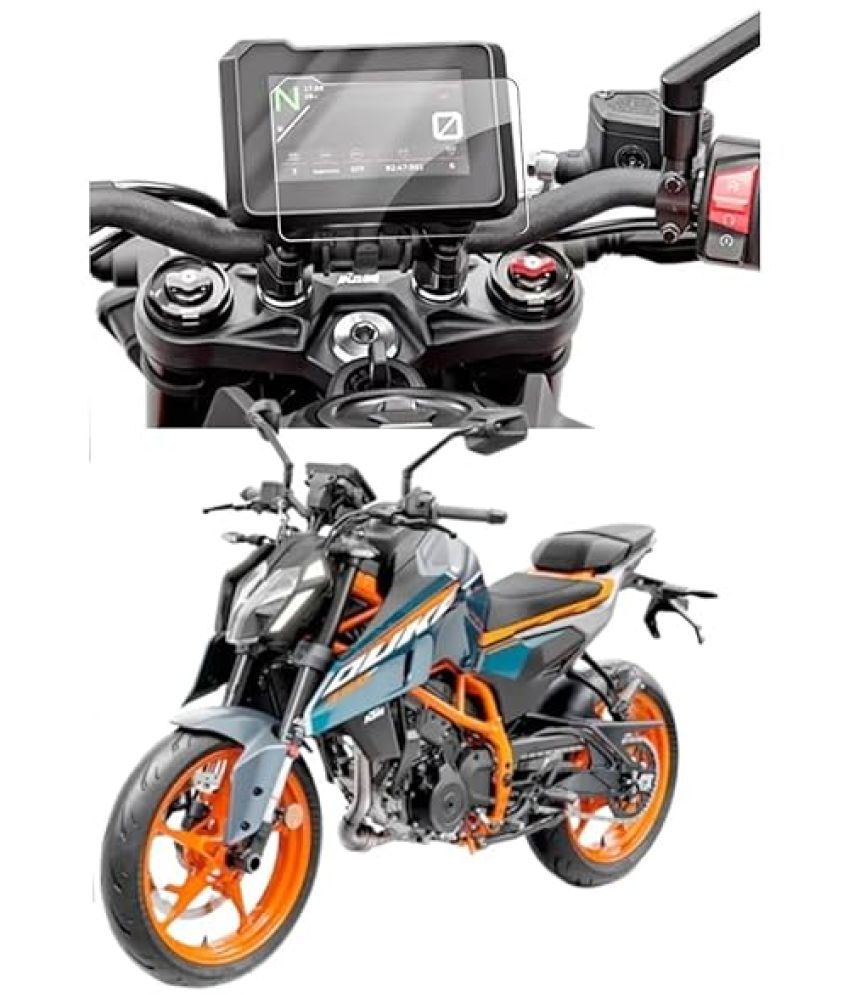     			Company Fitted Full Screen Coverage Screen Guard with Installation Kit For Touchscreen Display Compatible for KTM Duke 250