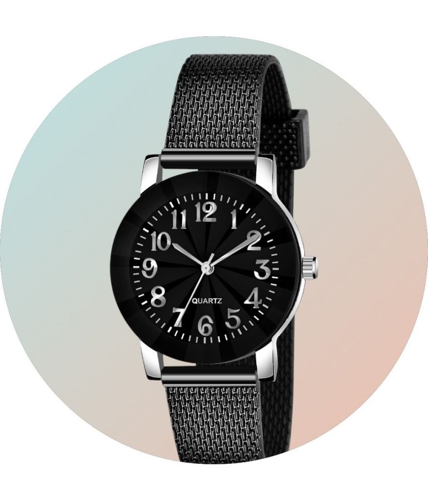     			DECLASSE Black Resin Analog Womens Watch