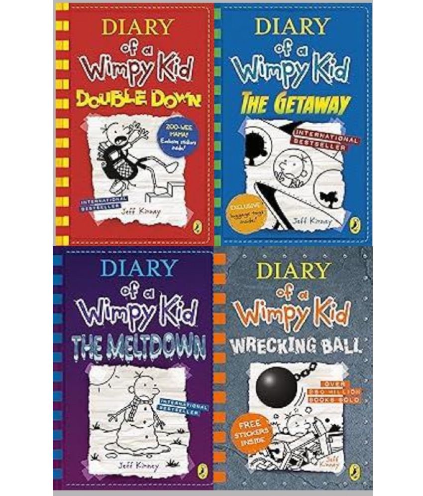     			Diary of a Wimpy Kid:-The Double Down + The Getaway + The Meltdown + Wrecking Ball