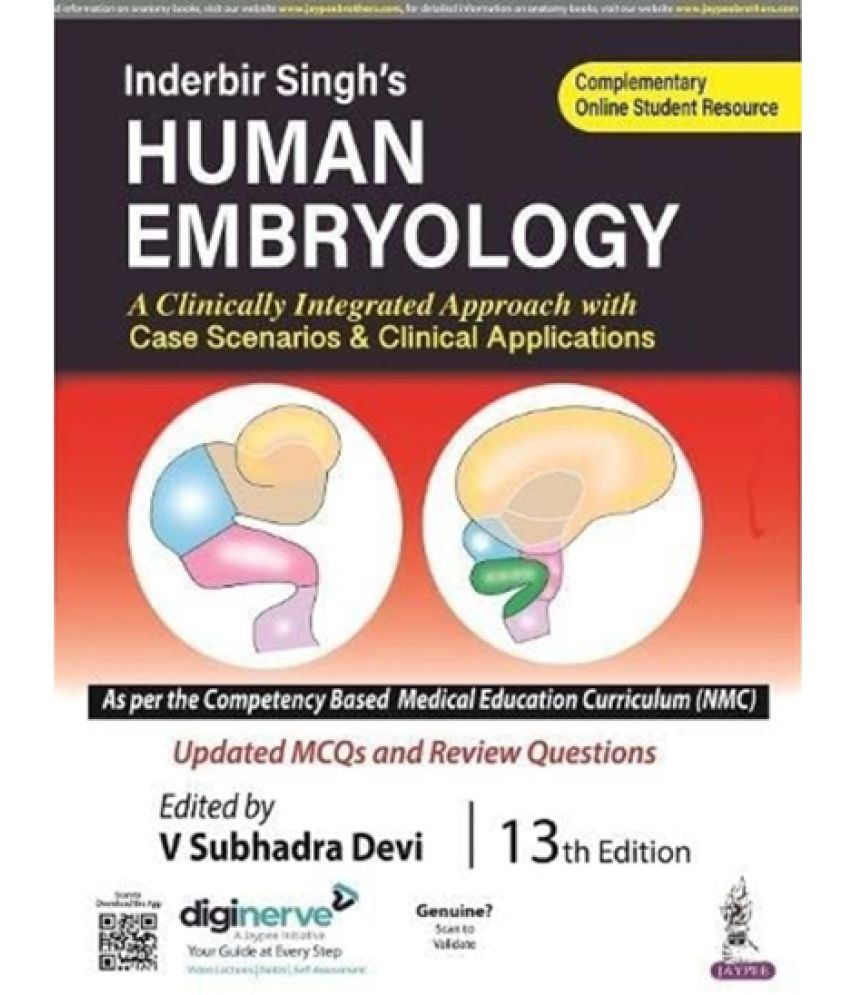     			INDERBIR SINGH’S HUMAN EMBRYOLOGY 13TH EDITION