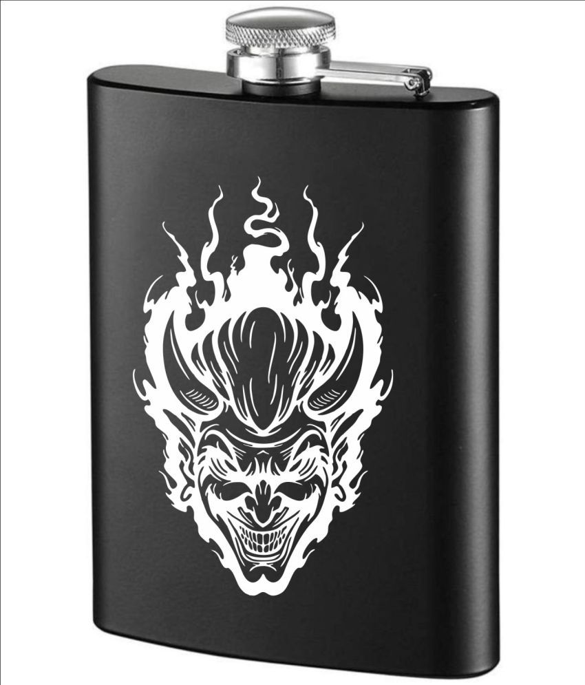     			KKCROSI Steel Hip Flask