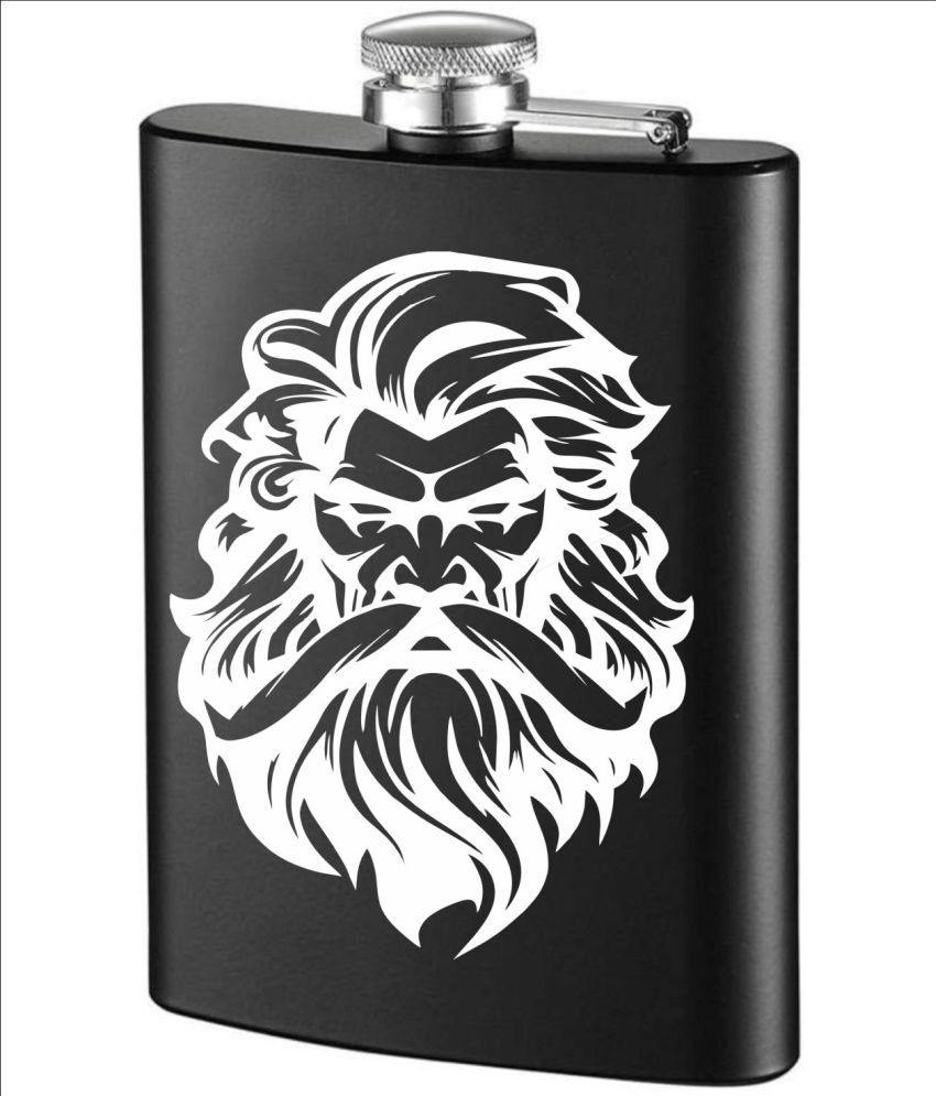     			KKCROSI Steel Hip Flask