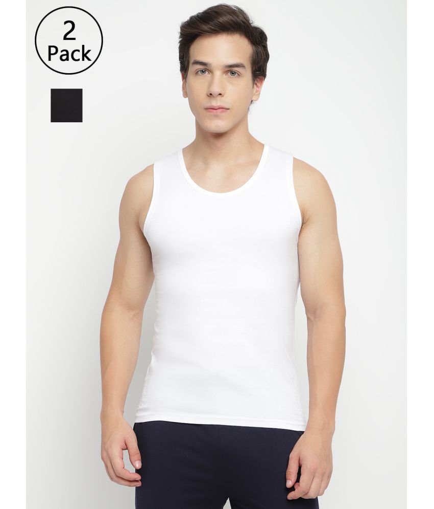     			La Intimo Pack of 2 Cotton Tank For Men ( Multicolor )