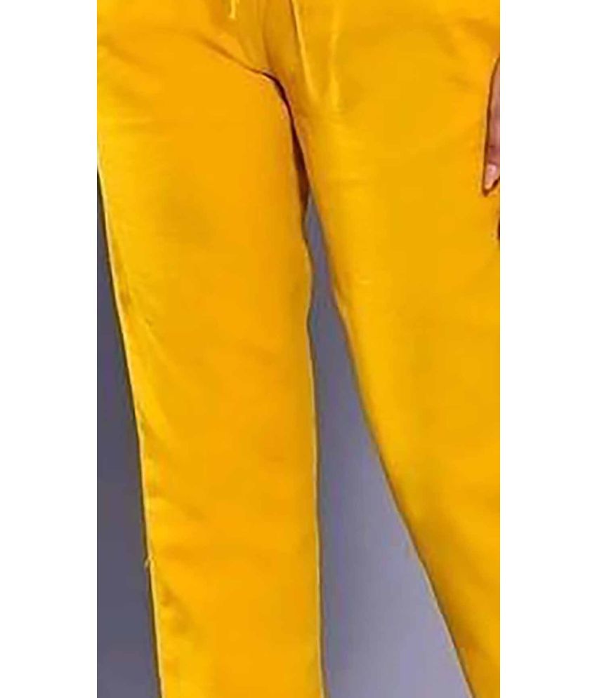     			OuterWear Pack of 2 Cotton Blend Regular Women's Casual Pants ( Yellow )