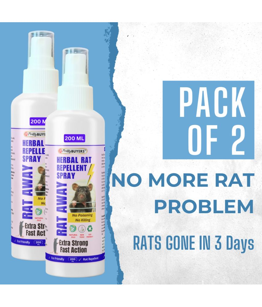     			PRETTYBUYERS Rodent Spray Rat Repellent Spray Pack of 2