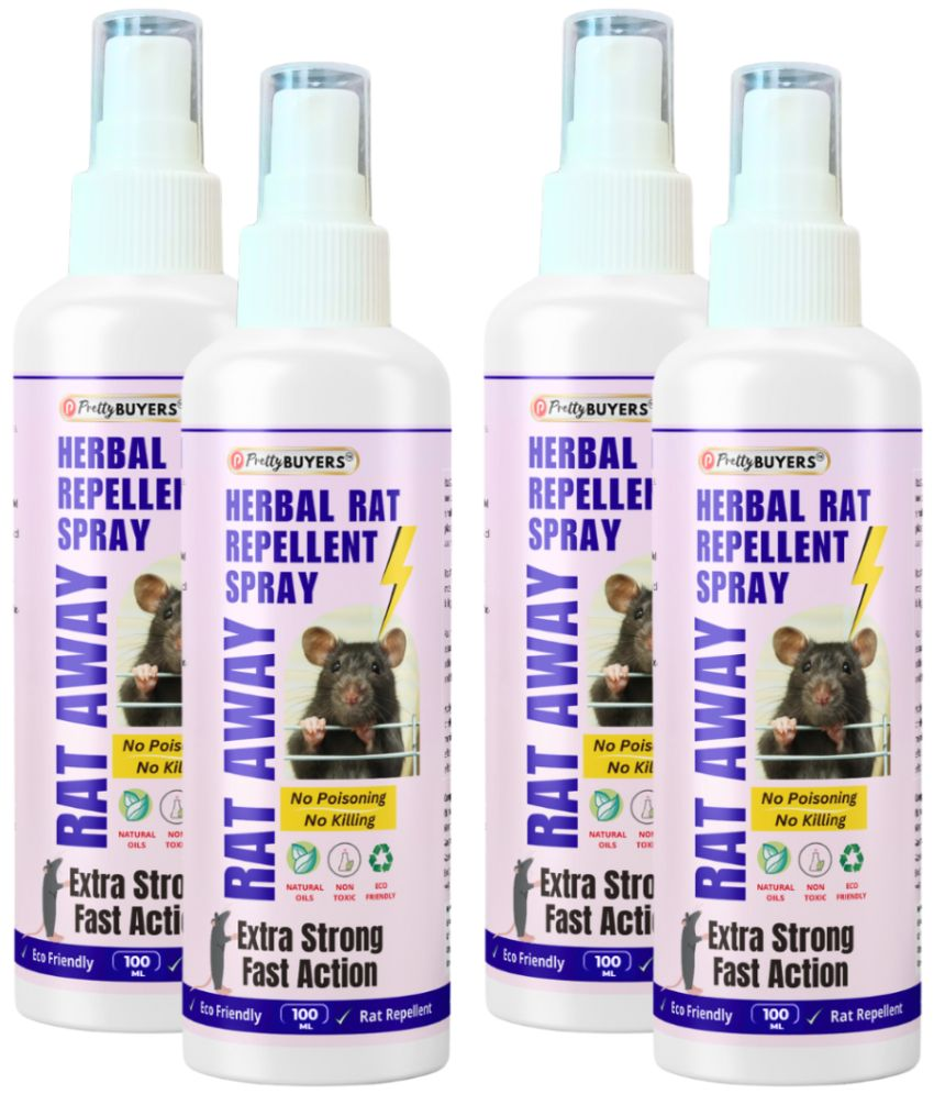     			PRETTYBUYERS Rodent Spray Rat repellent Spray Pack of 4