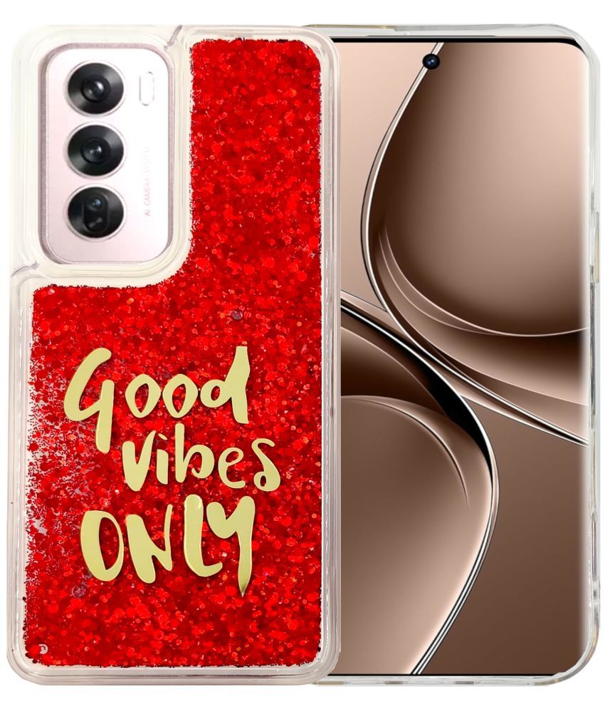     			Shining Stars Red Printed Back Cover Silicon Compatible For Oppo Reno 12 Pro 5G ( Pack of 1 )