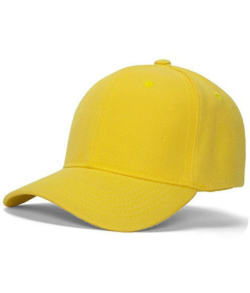     			Alamos Pack of 1 Cotton Men's Cap ( Yellow )