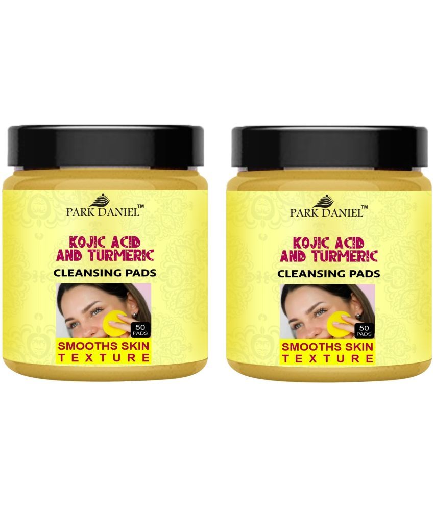     			Kojic Acid and Turmeric Cleansing Pads|50 Pcs| Skin Brightening and Energizing Formula|Deep Cleaning effect|For All Skin Types Pack 2