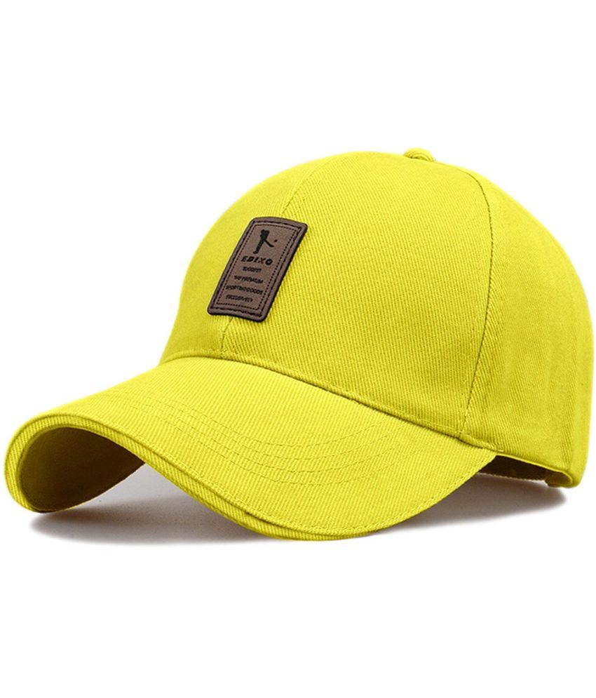     			Alamos Pack of 1 Cotton Men's Cap ( Yellow )