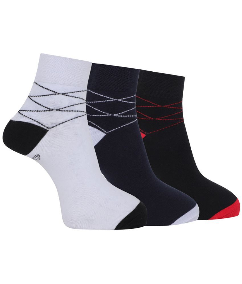     			Dollar Pack of 3 Men's Woollen Ankle Length Socks ( Multicolor 10 )