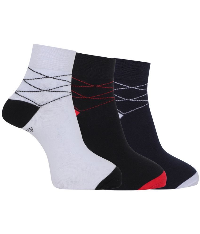     			Dollar Pack of 3 Men's Woollen Ankle Length Socks ( Multicolor 10 )