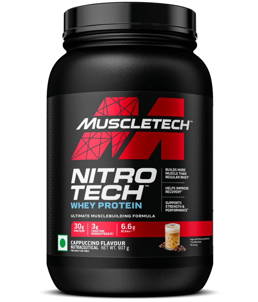     			Muscletech NitroTech Whey Protein Powder ( 907 gm , Cappuccino - Flavour )