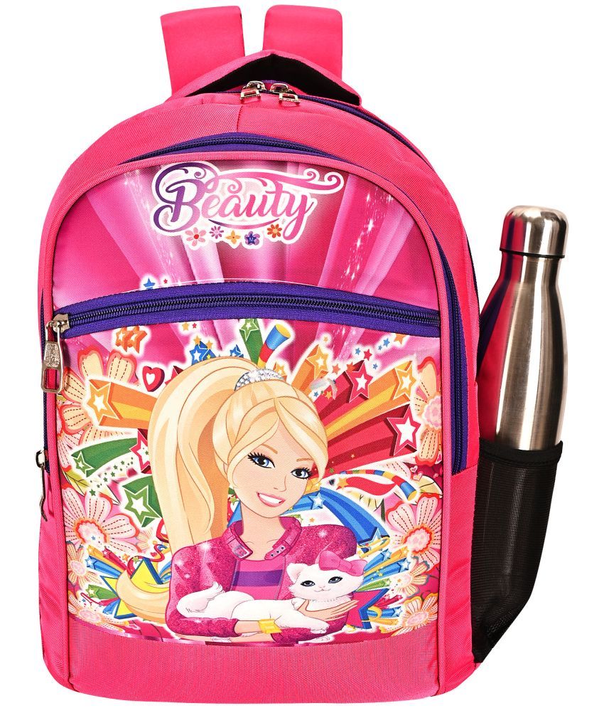     			SVB BAG Pink Polyester Backpack For Kids