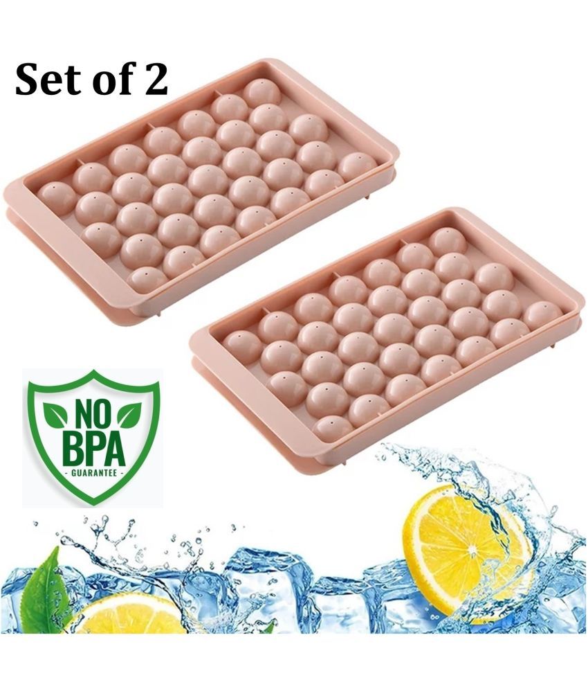     			Stysol Pink Ice Tray Peach 2 Pcs