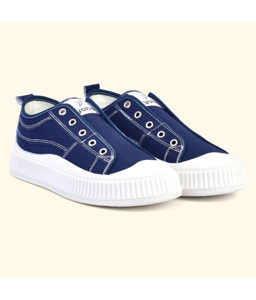     			Yoho Navy Blue Women's Sneakers