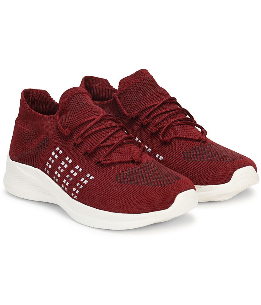     			Kraasa - Maroon Women's Running Shoes