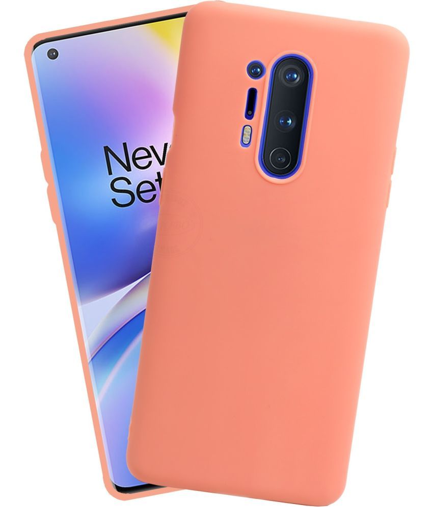     			VAKIBO Plain Cases Compatible For Rubber OnePlus 8 Pro ( Pack of 1 )