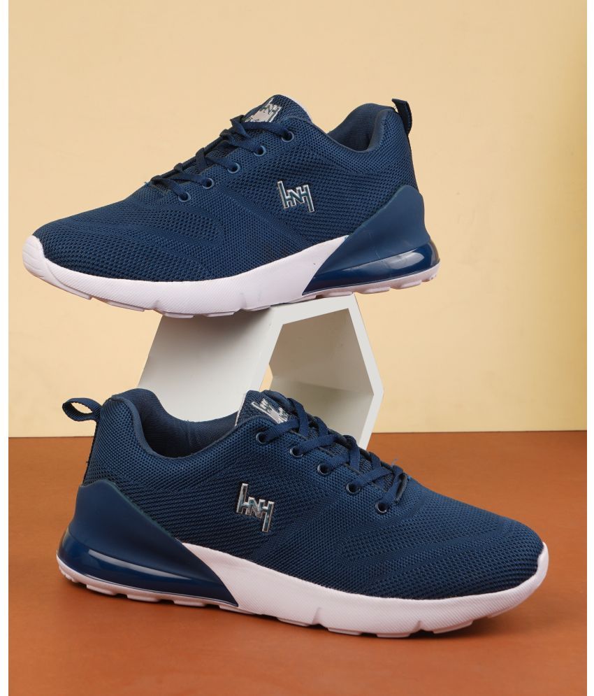     			Heris & Hemly HNH-7061_Teal Blue Blue Men's Sports Running Shoes