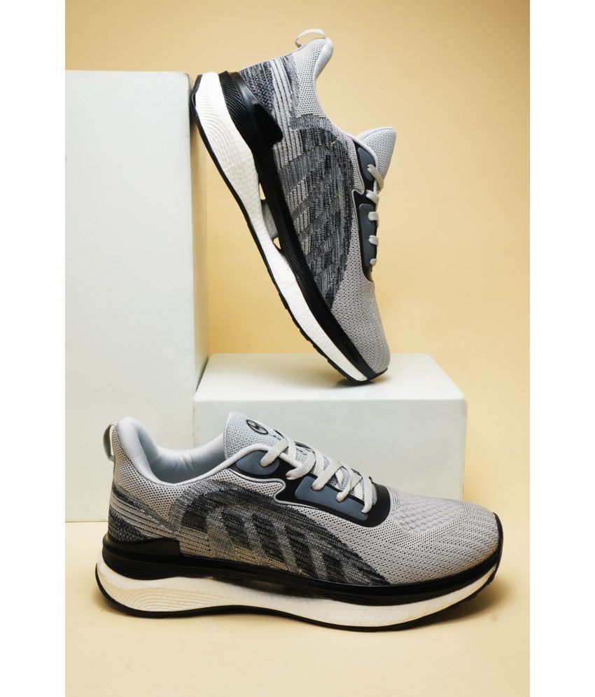     			Heris & Hemly HNH-7097_Dark Grey Dark Grey Men's Sports Running Shoes