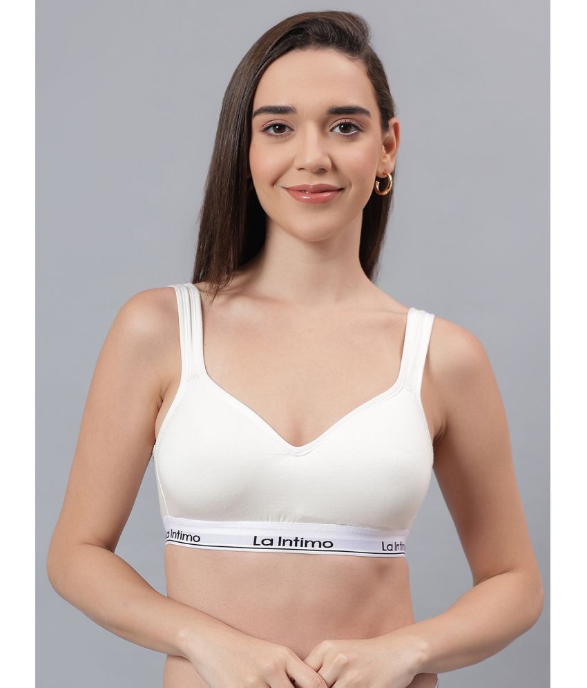     			La Intimo Pack of 1 Modal Lightly Padded T-Shirt Bra For Women ( Cream )