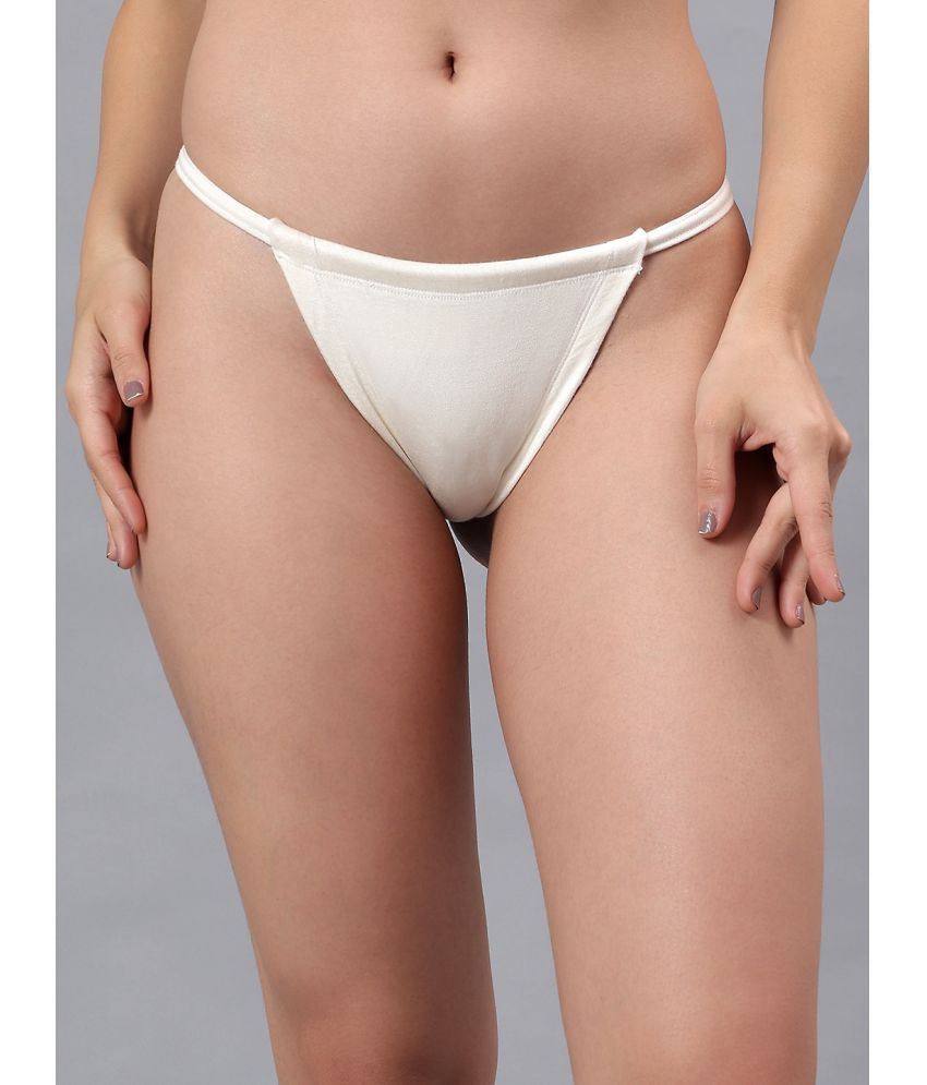     			La Intimo Pack of 1 Modal G-Strings For Women ( Cream )