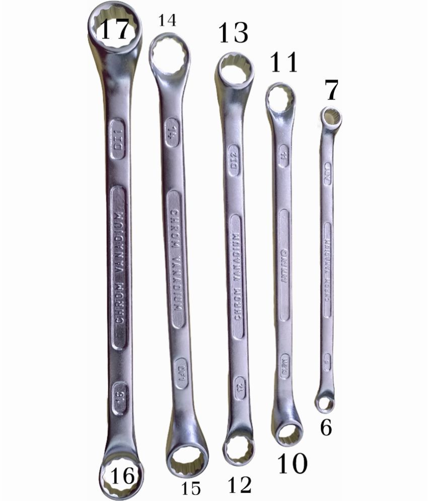     			Oaykay Tools Ring Spanner Set of 5 Pc