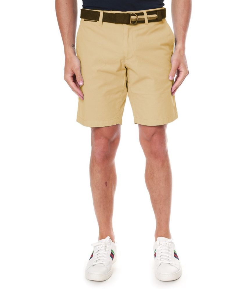     			Reoutlook Beige Cotton Blend Men's Shorts ( Pack of 1 )